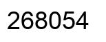Número 268054 imagen negro