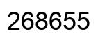 Número 268655 imagen negro