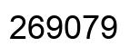 Número 269079 imagen negro
