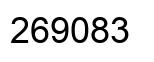 Número 269083 imagen negro