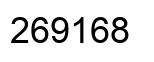 Number 269168 black image