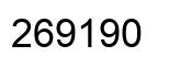 Número 269190 imagen negro