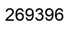 Number 269396 black image