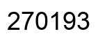 Número 270193 imagen negro