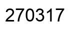 Number 270317 black image