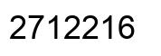Número 2712216 imagen negro