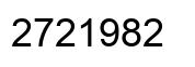 Número 2721982 imagen negro