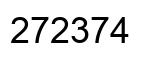 Número 272374 imagen negro