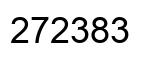 Número 272383 imagen negro