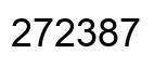Número 272387 imagen negro