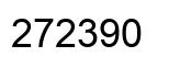 Número 272390 imagen negro