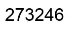 Número 273246 imagen negro