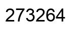 Número 273264 imagen negro