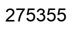 Número 275355 imagen negro