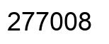 Number 277008 black image