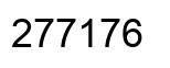Number 277176 black image