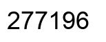 Number 277196 black image