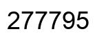 Número 277795 imagen negro