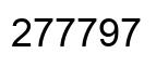 Número 277797 imagen negro