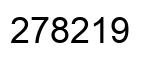Number 278219 black image