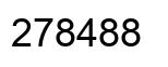 Number 278488 black image