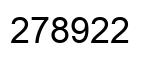 Número 278922 imagen negro