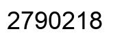 Número 2790218 imagen negro