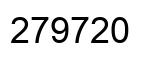 Número 279720 imagen negro