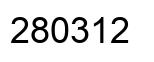 Número 280312 imagen negro