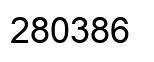 Número 280386 imagen negro