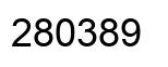 Número 280389 imagen negro