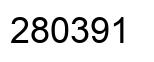 Número 280391 imagen negro