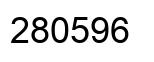 Número 280596 imagen negro