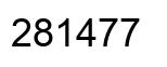 Número 281477 imagen negro