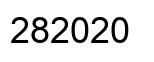Number 282020 black image