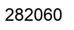 Número 282060 imagen negro