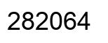 Número 282064 imagen negro