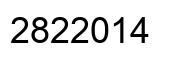 Número 2822014 imagen negro