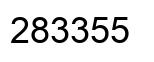 Número 283355 imagen negro