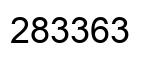 Número 283363 imagen negro