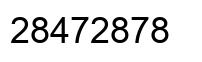 Número 28472878 imagen negro