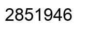 Número 2851946 imagen negro
