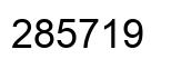 Número 285719 imagen negro