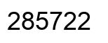 Número 285722 imagen negro