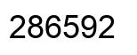 Number 286592 black image