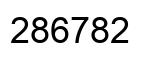 Número 286782 imagen negro
