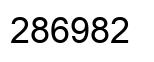Número 286982 imagen negro