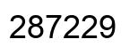 Número 287229 imagen negro