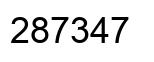 Número 287347 imagen negro