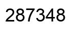 Número 287348 imagen negro